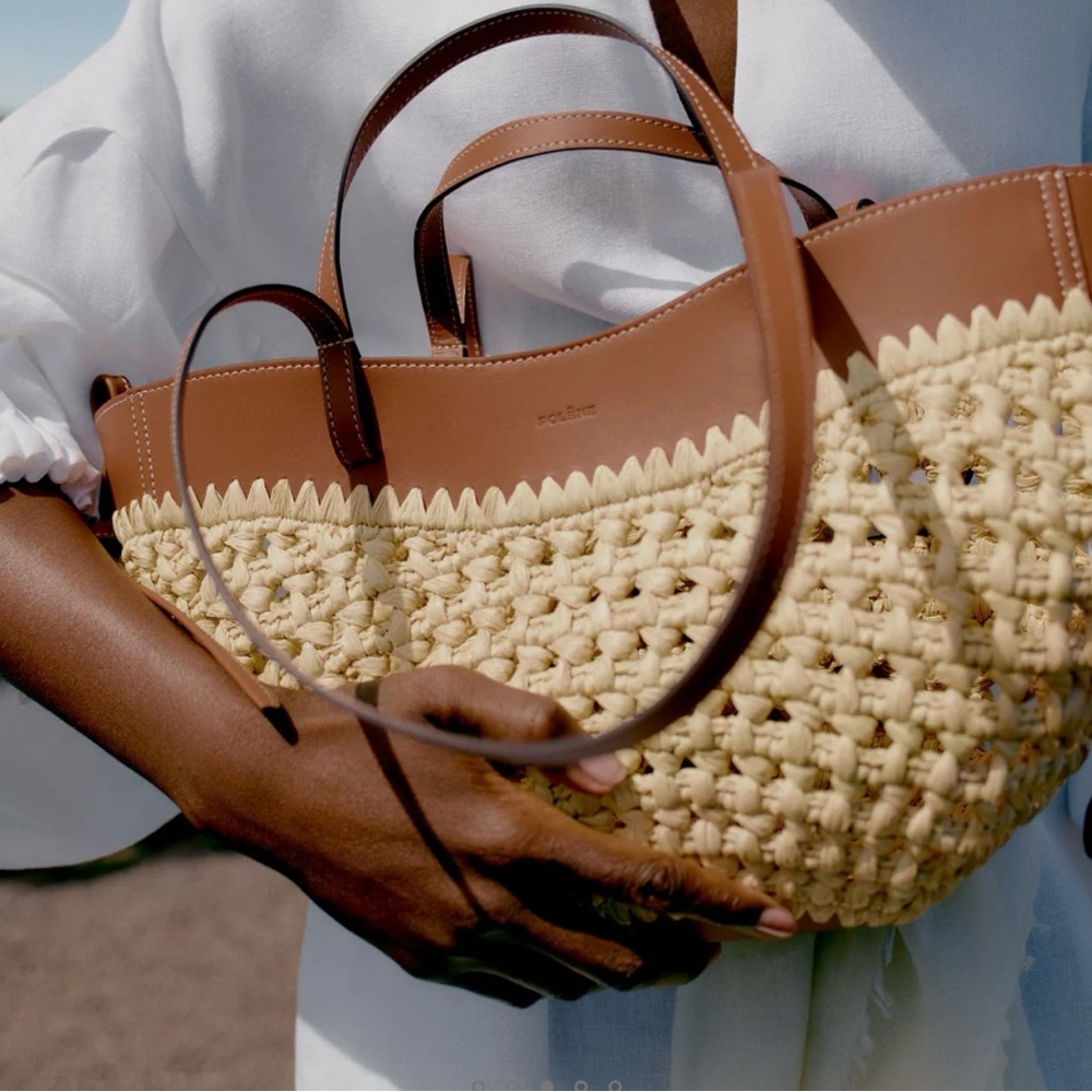 Polene raffia straw Cyme Bag
